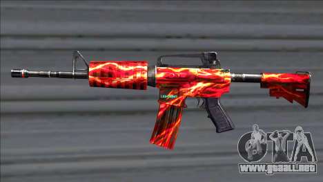 M4A1 Assault Rifle Skin 6 para GTA San Andreas