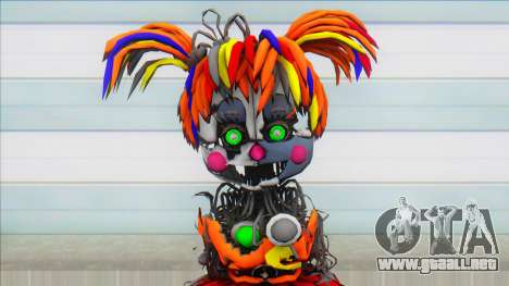 Freddy Fazbear Pizzeria Simulator Scrap Baby para GTA San Andreas