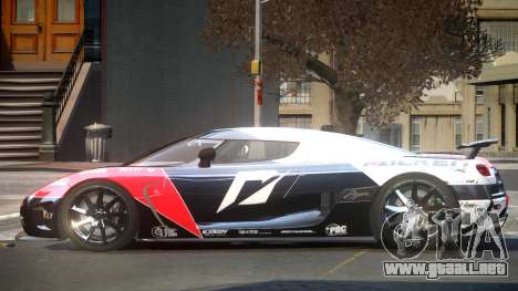 Koenigsegg Agera Racing L5 para GTA 4