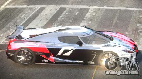 Koenigsegg Agera Racing L5 para GTA 4