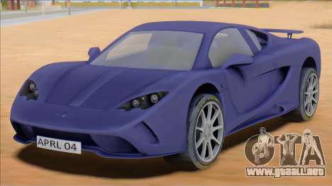 Vencer Sarthe Supercar para GTA San Andreas