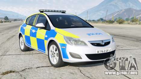 Vauxhall Astra British Police