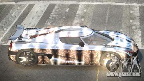 Koenigsegg Agera Racing L4 para GTA 4