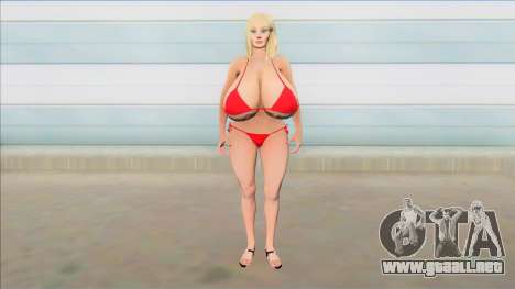 Giselle bikini beach mod para GTA San Andreas