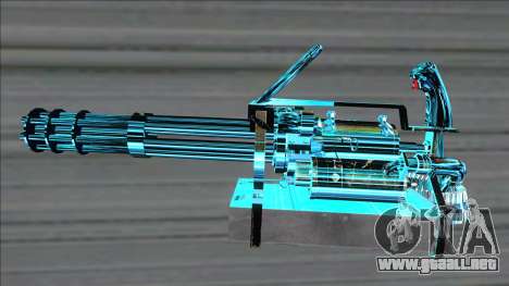 Weapons Pack Blue Evolution (minigun) para GTA San Andreas
