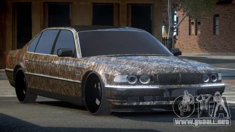 1999 BMW 760Li E38 Drift PJ4 para GTA 4