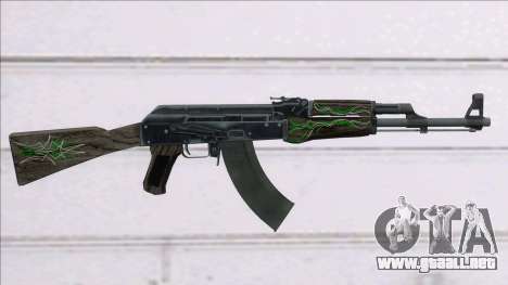 CSGO AK-47 Emerald Pinstripe para GTA San Andreas