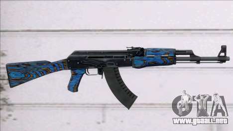 CSGO AK-47 Blue Laminate para GTA San Andreas