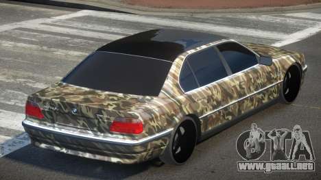 1999 BMW 760Li E38 Drift PJ3 para GTA 4