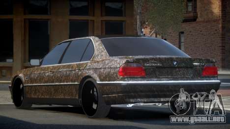 1999 BMW 760Li E38 Drift PJ4 para GTA 4