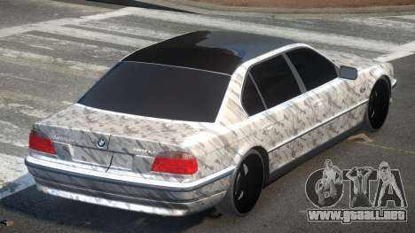 1999 BMW 760Li E38 Drift PJ7 para GTA 4