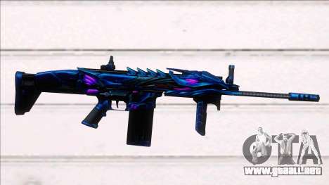 Scar-H Purple Dragon para GTA San Andreas