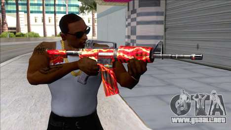 M4A1 Assault Rifle Skin 6 para GTA San Andreas