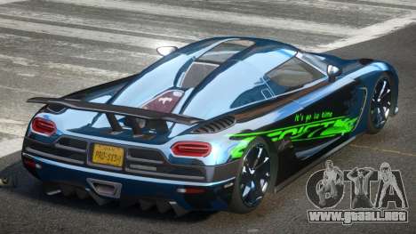 Koenigsegg Agera Racing L9 para GTA 4