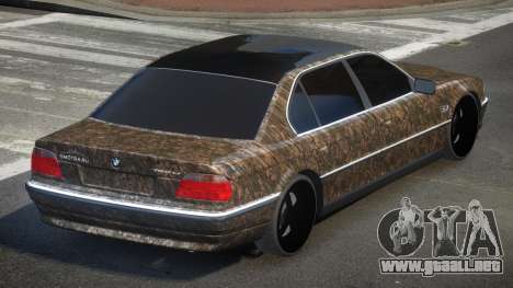 1999 BMW 760Li E38 Drift PJ4 para GTA 4