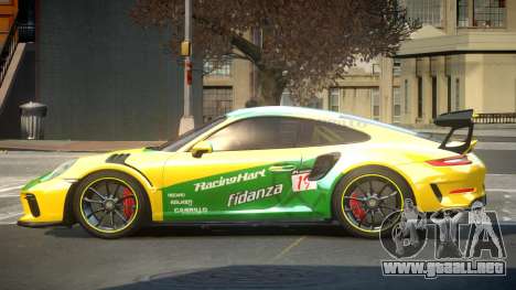 2018 Porsche 911 GT3 L5 para GTA 4