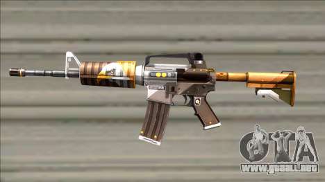 M4A1 Assault Rifle Skin 3 para GTA San Andreas
