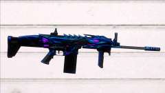 Scar-H Purple Dragon para GTA San Andreas