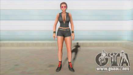 Soul Calibur Taki Short Short Leather Suit V2 para GTA San Andreas