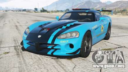 Dodge Viper SRT-10 ACR Hot Pursuit Police para GTA 5