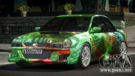 Subaru Impreza 22B Racing PJ8 para GTA 4