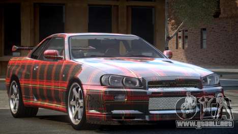 Nissan Skyline PSI R34 L6 para GTA 4