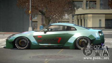 Nissan GT-R BS R35 L8 para GTA 4