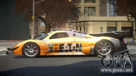 Pagani Zonda GST Racing L6 para GTA 4