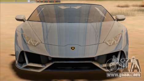 2020 Lamborghini Huracan EVO Spyder para GTA San Andreas