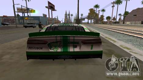 Ford Fusion Nascar: Atletico Nacional FC Skin para GTA San Andreas