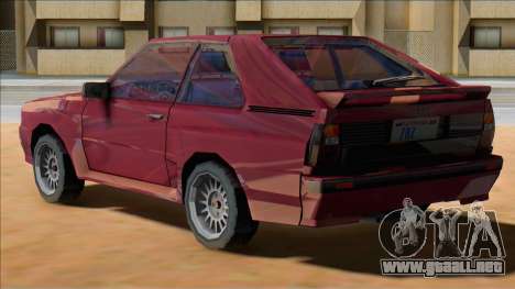 Audi Quattro B2 1991 para GTA San Andreas