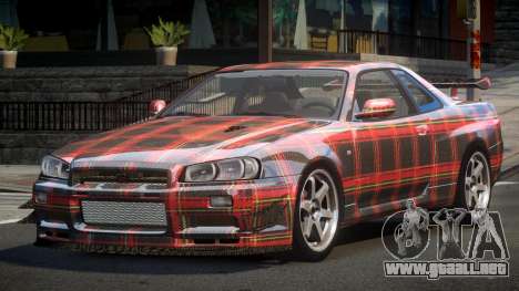 Nissan Skyline PSI R34 L6 para GTA 4