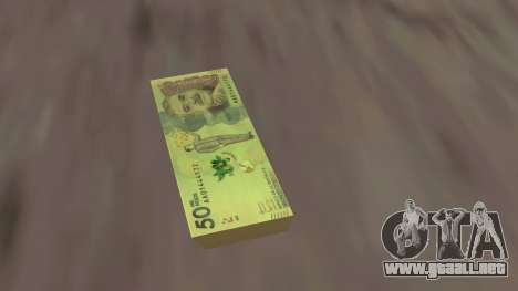 Billete de 50k Pesos Colombianos para GTA San Andreas