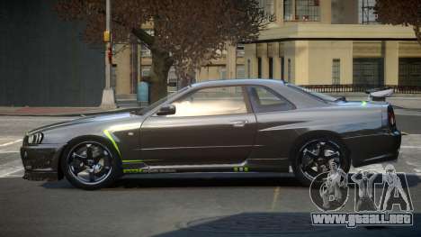 Nissan Skyline PSI R34 L9 para GTA 4