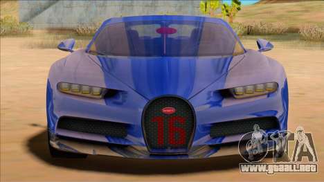 Bugatti Chiron Sport Blue para GTA San Andreas