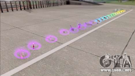 RGB Weapons Groups SA para GTA San Andreas