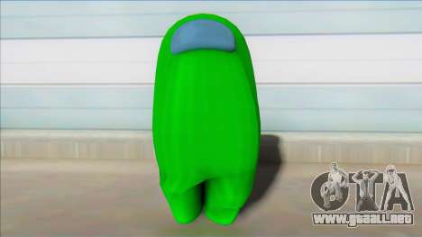 Among Us Green para GTA San Andreas