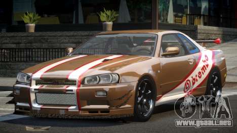 Nissan Skyline PSI R34 L3 para GTA 4