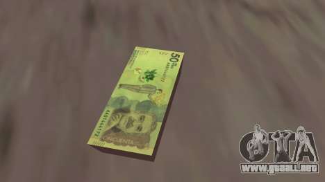 Billete de 50k Pesos Colombianos para GTA San Andreas