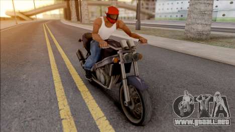 GTA V Wear Helmet Mod para GTA San Andreas