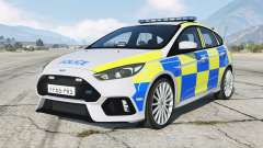 Ford Focus RS Police non ANPR para GTA 5