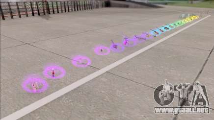 RGB Weapons Groups SA para GTA San Andreas