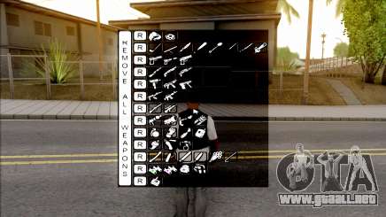 Super Fast Weapon Selector para GTA San Andreas