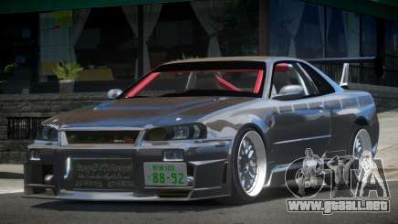 Nissan Skyline R33 PSI Drift para GTA 4