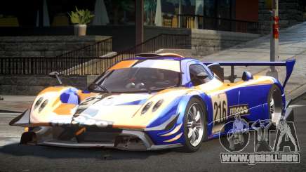 Pagani Zonda GST Racing L4 para GTA 4