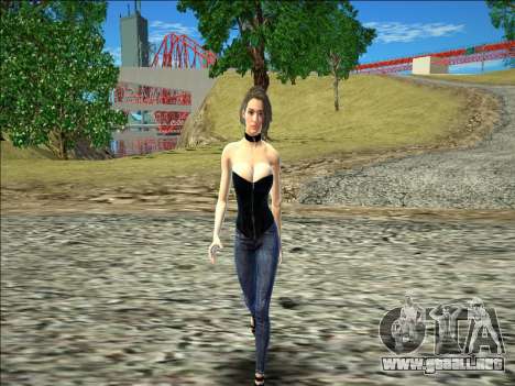 Jill Valentine Sexy Corset para GTA San Andreas