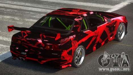 Nissan Skyline R34 GST-R PJ2 para GTA 4