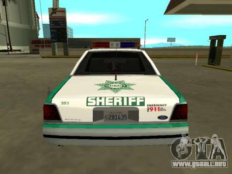 Ford LTD Crown Victoria 1991 Condado de San Dieg para GTA San Andreas