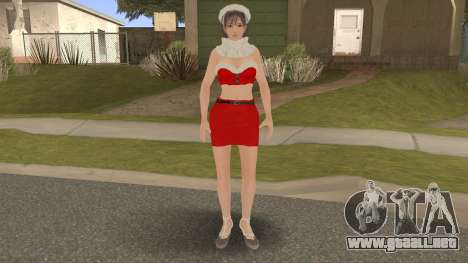 DOA Nagisa Berry Burberry Christmas Special V2 para GTA San Andreas