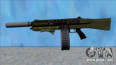GTA V Vom Feuer Assault Shotgun Green V3 para GTA San Andreas